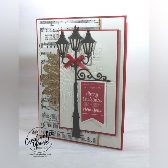 🍒 Stampin’ Up! 🍒 “Christmas Lampost” Thinlits Dies Set. - Picture 4 of 7